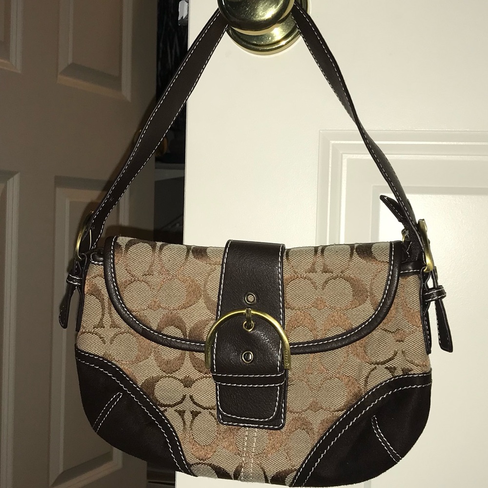 Brown & Tan Coach purse